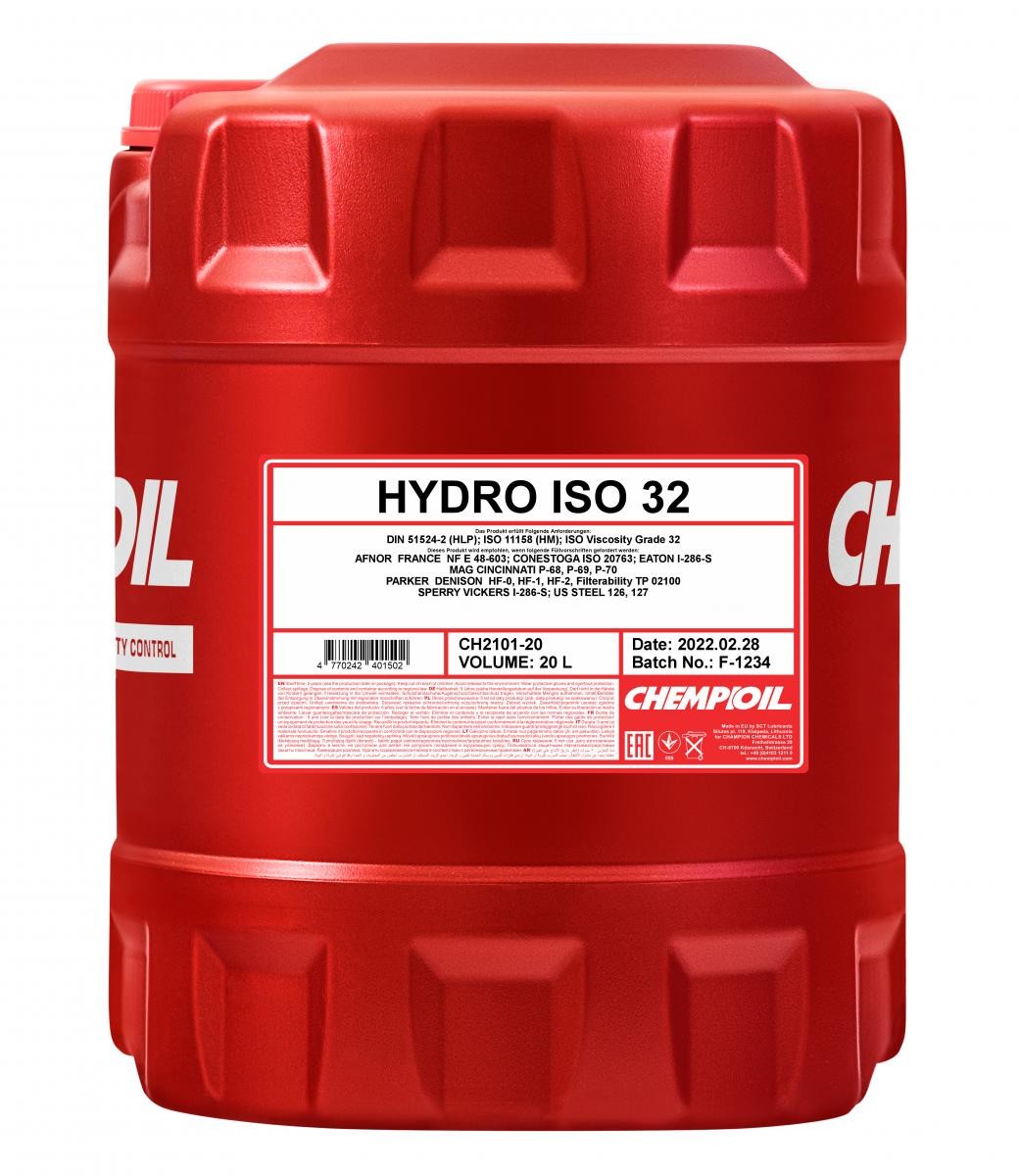 CHEMPIOIL Υδραυλ. λάδι CH2101-20 Λαδι υδραυλικου CHEMPIOIL 99 CH2101-20 φθηνά