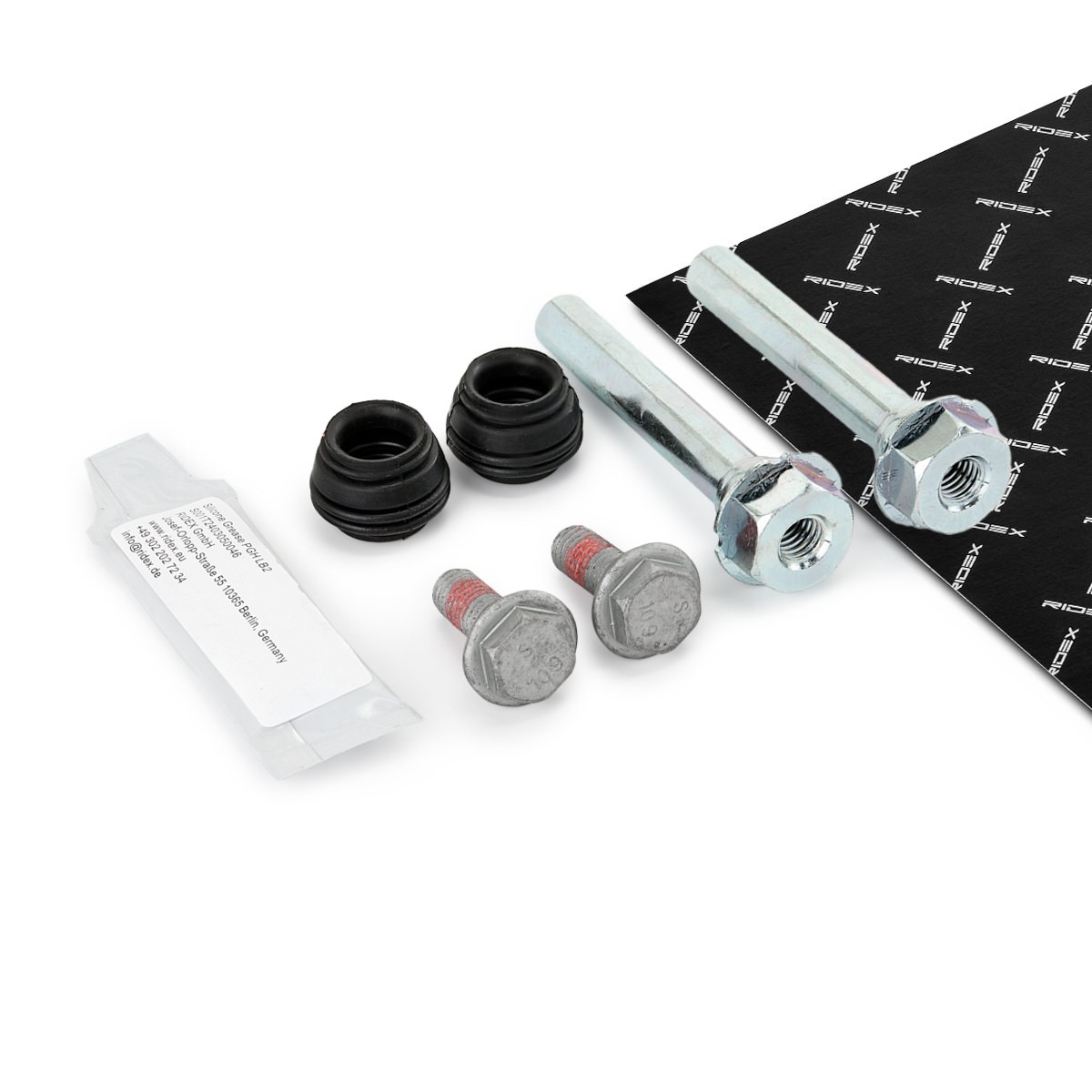 RIDEX Jeu de douilles de guidage d'étrier de frein 1165G0124 Honda FR-V Kit de réparation étrier de frein RIDEX 1165G0124