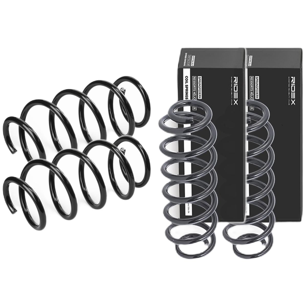 RIDEX Balstiekārtas komplekts, Atsperes 189S0063 189S0063 Sporta balstiekārtas RIDEX TOYOTA IQ