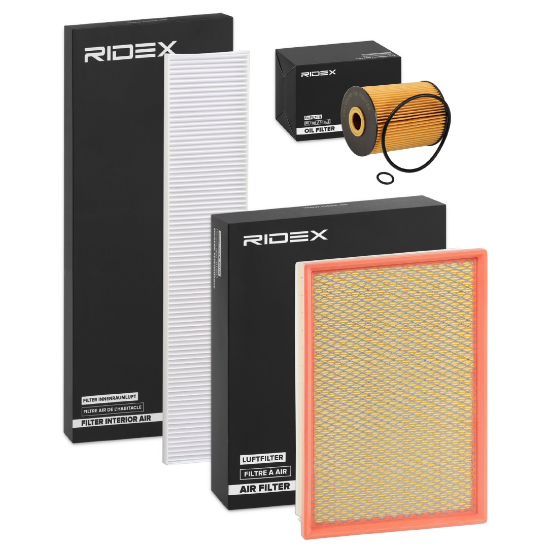 RIDEX Kit filtri 4055F34722 4055F34722 costo Kit filtri FORD TRANSIT RIDEX