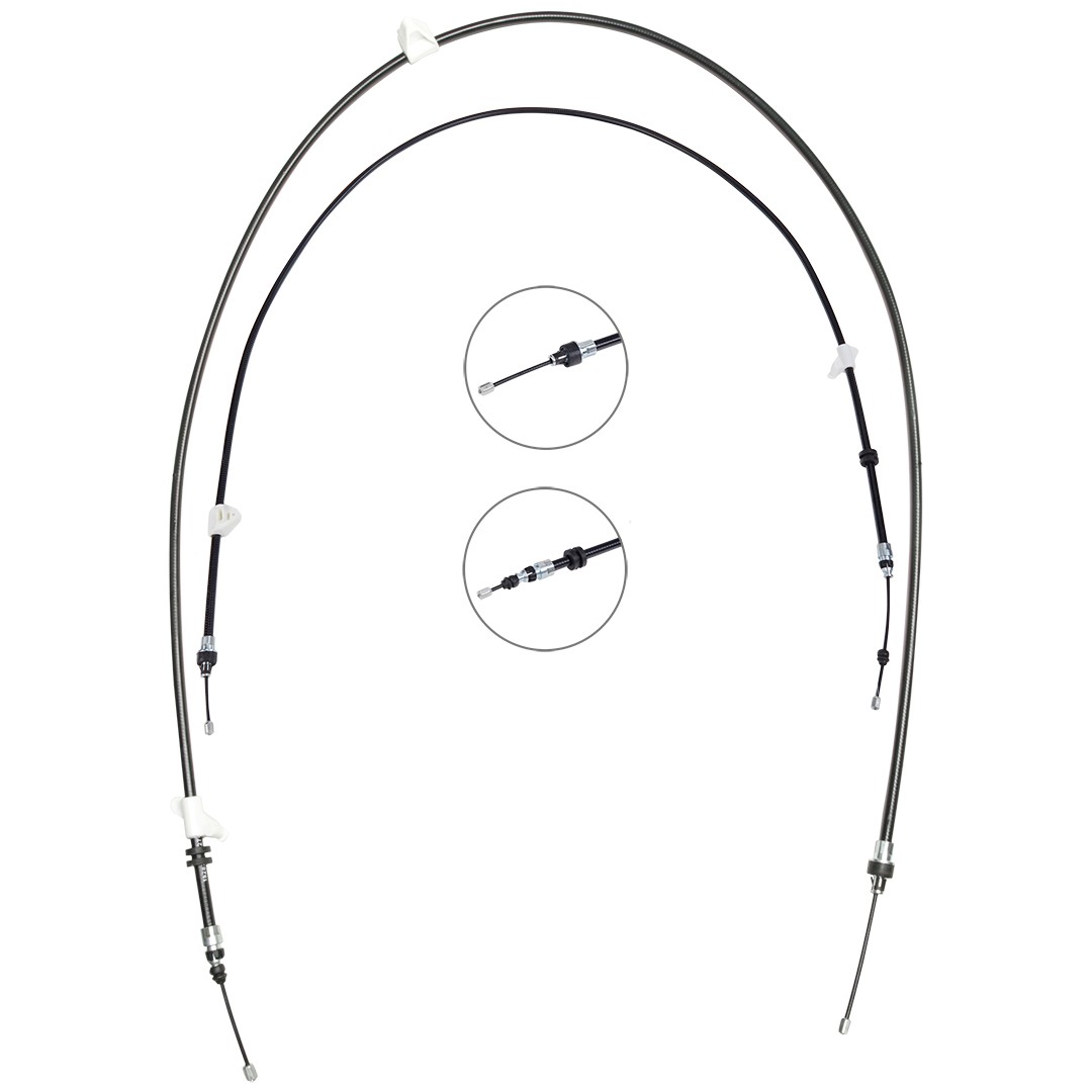 RIDEX Vaijeri, seisontajarru 124C1388 124C1388 RIDEX Käsijarru Ford KUGA hinta