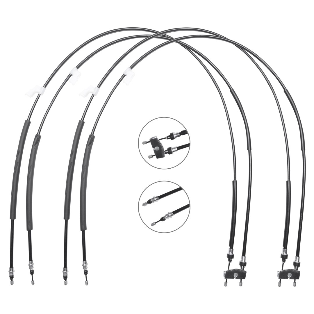 RIDEX Câble de frein à main 124C1444 Volvo C30 Tirette à câble frein de stationnement RIDEX 124C1444