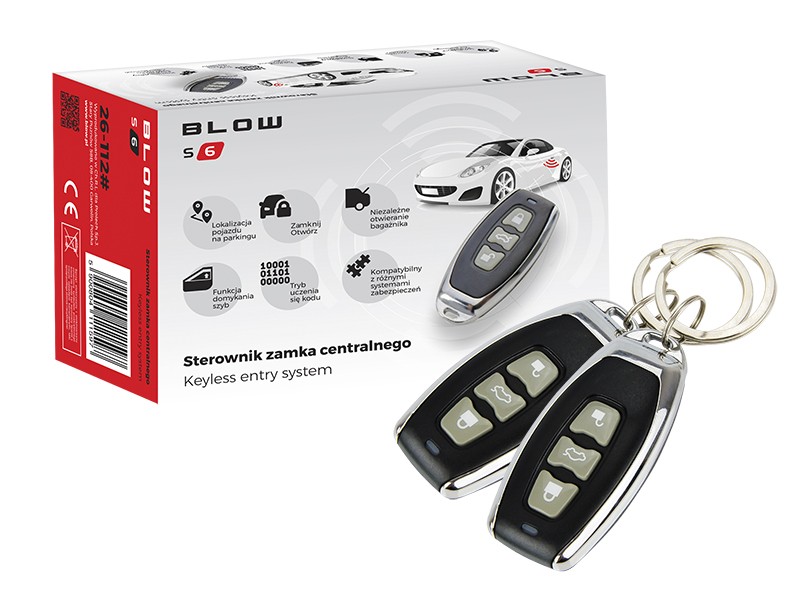 BLOW Kauko-ohjaus, keskuslukitus 26-112# 26-112# BLOW S6 Keskuslukitus KIA SPORTAGE