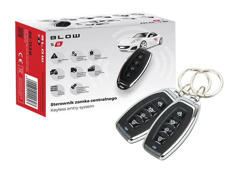 BLOW Kauko-ohjaus, keskuslukitus 26-113# 26-113# BLOW S8 Keskuslukitus KIA SPORTAGE