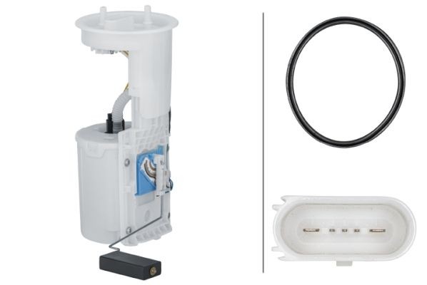 HELLA Drivstoffpumpe 8TF 358 302-801 HELLA 8TF358302-801 Brennstoffpumpe T-Roc Cabrio (AC7) pris