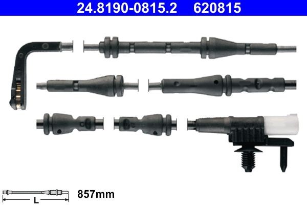 ATE Témoin d'usure de plaquette de frein 24.8190-0815.2 ATE 24.8190-0815.2 Contact d'avertissement usure des plaquettes de frein Land Rover Range Rover 2 d'origine prix
