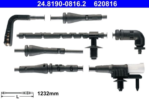 Témoin d'usure de plaquette de frein ATE 24.8190-0816.2 ATE 24.8190-0816.2 Capteur usure plaquette LAND ROVER FREELANDER 2004