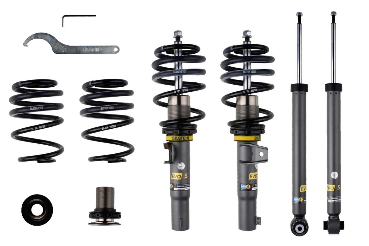 BILSTEIN Jeu de suspensions, ressorts / amortisseurs 47-313767 Suspension sport Skoda 5E5 47-313767 BILSTEIN