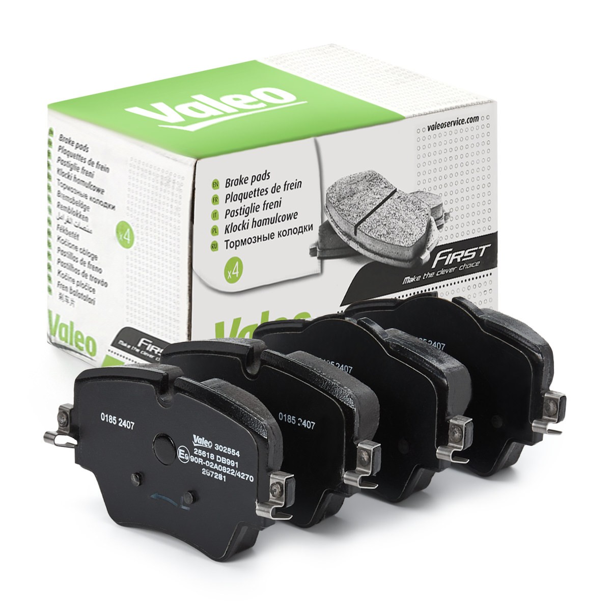 VALEO Kit pastiglie freni 302554 302554 Pastiglie dei freni VALEO TOYOTA PASEO costo