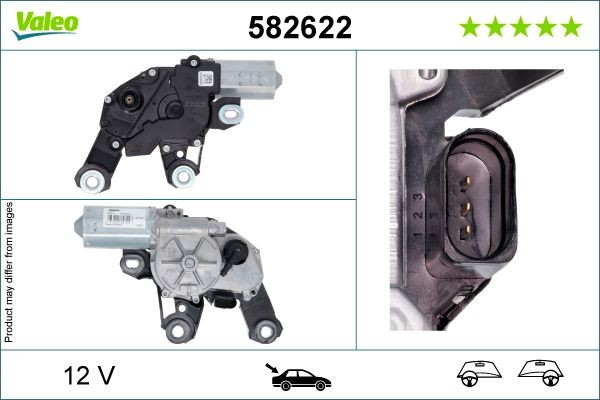 VALEO Motor stieračov 582622 Motorček stieračov VALEO TT 582622 lacné
