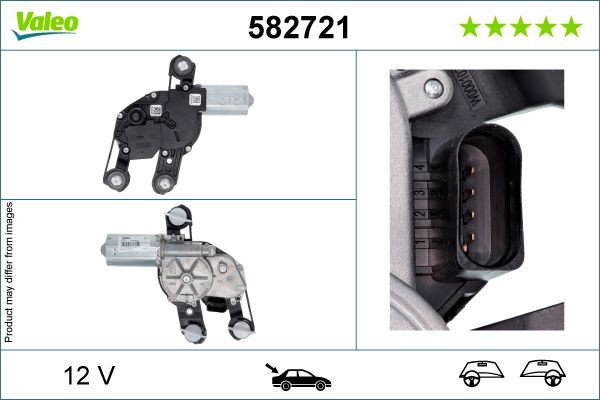 VALEO Motore tergicristallo 582721 582721 costo Motorino tergicristallo Volkswagen BEETLE VALEO