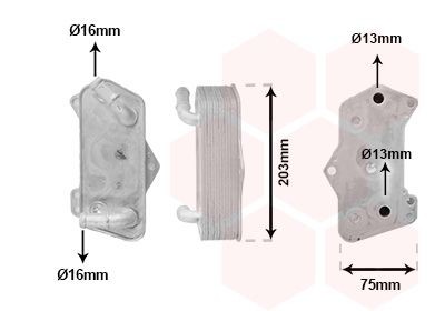 VAN WEZEL Ölkühler, Automatikgetriebe 03003435 03003435 VAN WEZEL VW TIGUAN Getriebeölkühler Kosten