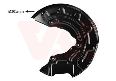 VAN WEZEL Stænkskærm, bremseskive 0359371 0359371 Stænkskærm bremseskive AUDI ALLROAD VAN WEZEL