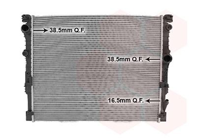 Radiateur du moteur VAN WEZEL 06012753 VAN WEZEL 06012753 Radiateur moteur BMW Série 5 2025