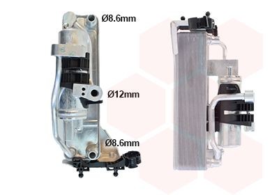 VAN WEZEL Air conditioning condenser 06015705 BMW F36 Air conditioning condenser 06015705 VAN WEZEL