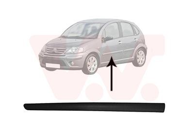 VAN WEZEL Sier- / beschermingspaneel, deur 0925403 VAN WEZEL 0925403 Sierlijsten Saab 900 2 Coupe prijs