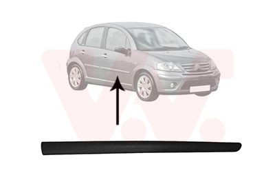 VAN WEZEL Sier- / beschermingspaneel, deur 0925404 VAN WEZEL 0925404 Sier- / beschermingspaneel, deur