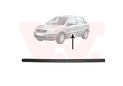 Pynte- / beskyttelsesliste, dør VAN WEZEL 1810423 VAN WEZEL 1810423: Dørlister Ford FUSION 2006