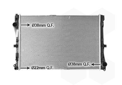 VAN WEZEL Radiateur 30012722 VAN WEZEL 30012722 originele Radiateur W205 kosten