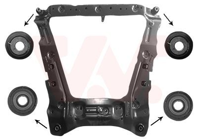 Hjelperamme / aggregatfeste VAN WEZEL 3388690 VAN WEZEL 3388690: Bakaksel Nissan QASHQAI 2017