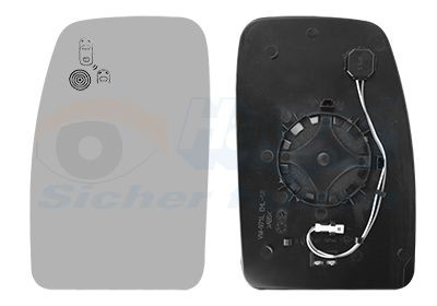 Backspegelglas VAN WEZEL 4388837 VAN WEZEL 4388837: Spegelglas Renault VEL SATIS 2009
