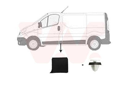 VAN WEZEL Friso, painel lateral 4396423 4396423 VAN WEZEL Jogo de frisos Nissan baratos
