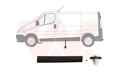 VAN WEZEL Friso, painel lateral 4396425 Jogo de frisos NISSAN VAN WEZEL 4396425