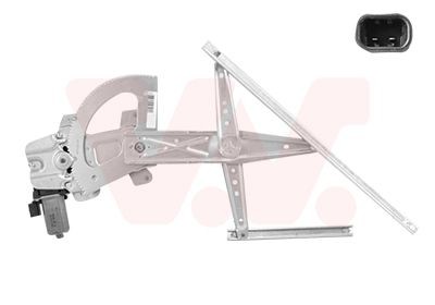 VAN WEZEL Window regulator 5437265 5437265 VAN WEZEL window regulator for TOYOTA HIGHLANDER
