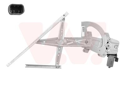 Lève-vitre VAN WEZEL 5437266 VAN WEZEL 5437266: Lève-vitre manuel Toyota YARIS 2012