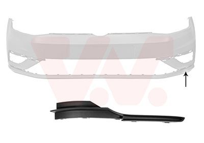 VAN WEZEL Modanatura paraurti 5775581 VAN WEZEL 5775581 Modanatura paraurti