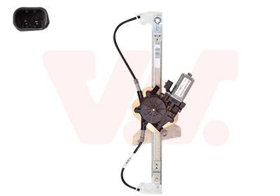 VAN WEZEL Window regulator 5931266 VAN WEZEL 5931266 VOLVO V70 III Box Body / Estate (135) window lifter replacement