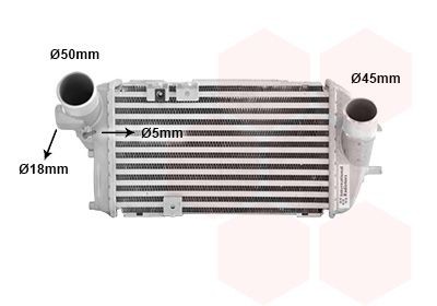 Intercooler VAN WEZEL 82014701 VAN WEZEL 82014701: Radiador do ar de sobrealimentação Hyundai i30 2019