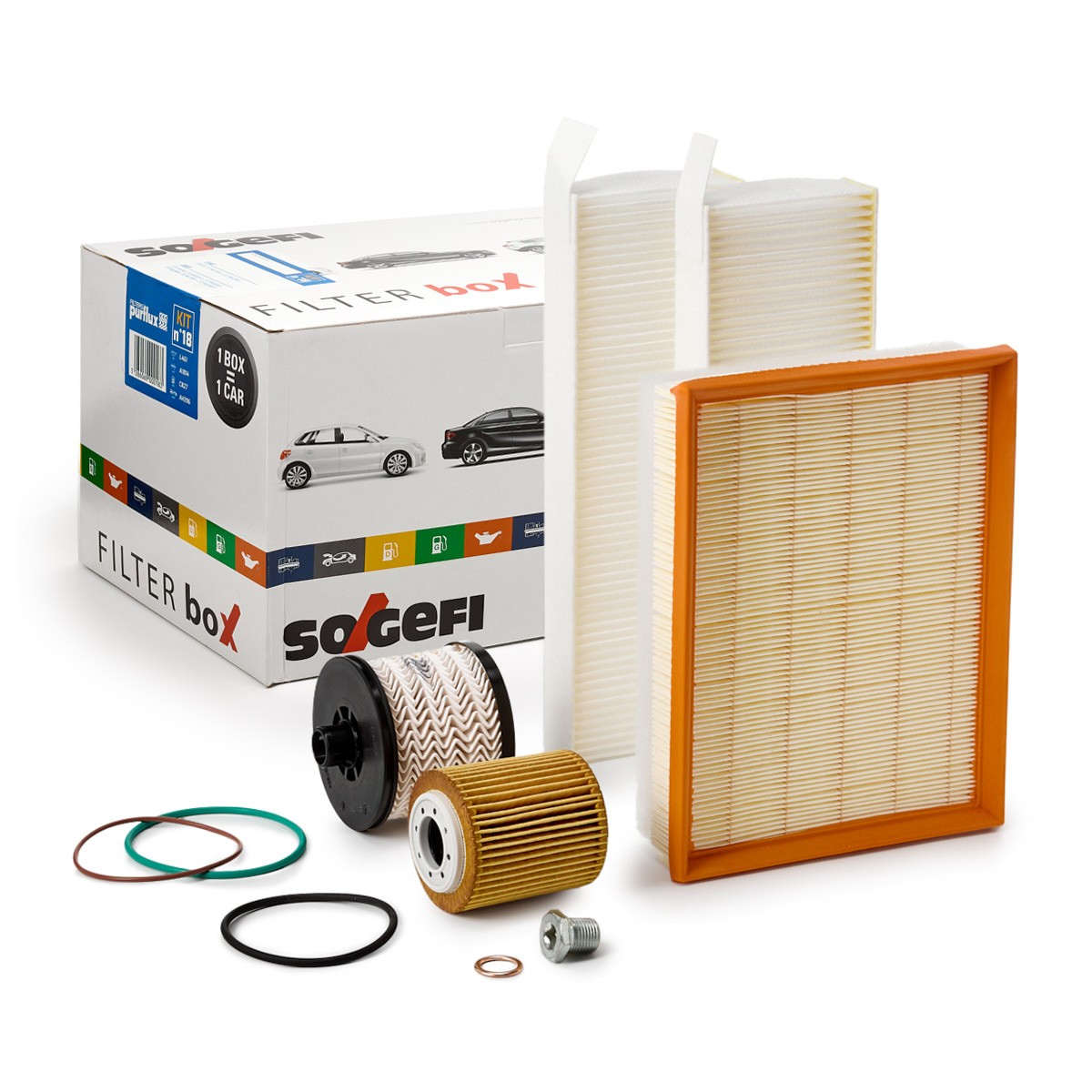 PURFLUX Σετ φίλτρων KIT13 KIT13 Σετ φίλτρων PURFLUX LEXUS RX