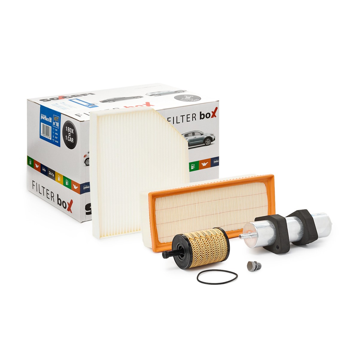 PURFLUX Filter kit KIT14 KIT14 PURFLUX Servicekit og filtersæt Hyundai billig