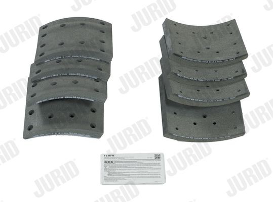 JURID Bromsbelägg, sats, trumbroms 1911601070 1911601070 JURID handbromsbackar PEUGEOT TRAVELLER
