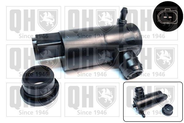Pompe d'eau de nettoyage, nettoyage des vitres QUINTON HAZELL QWP092 QUINTON HAZELL QWP092: Pompe lave glace Land Rover RANGE ROVER 2022