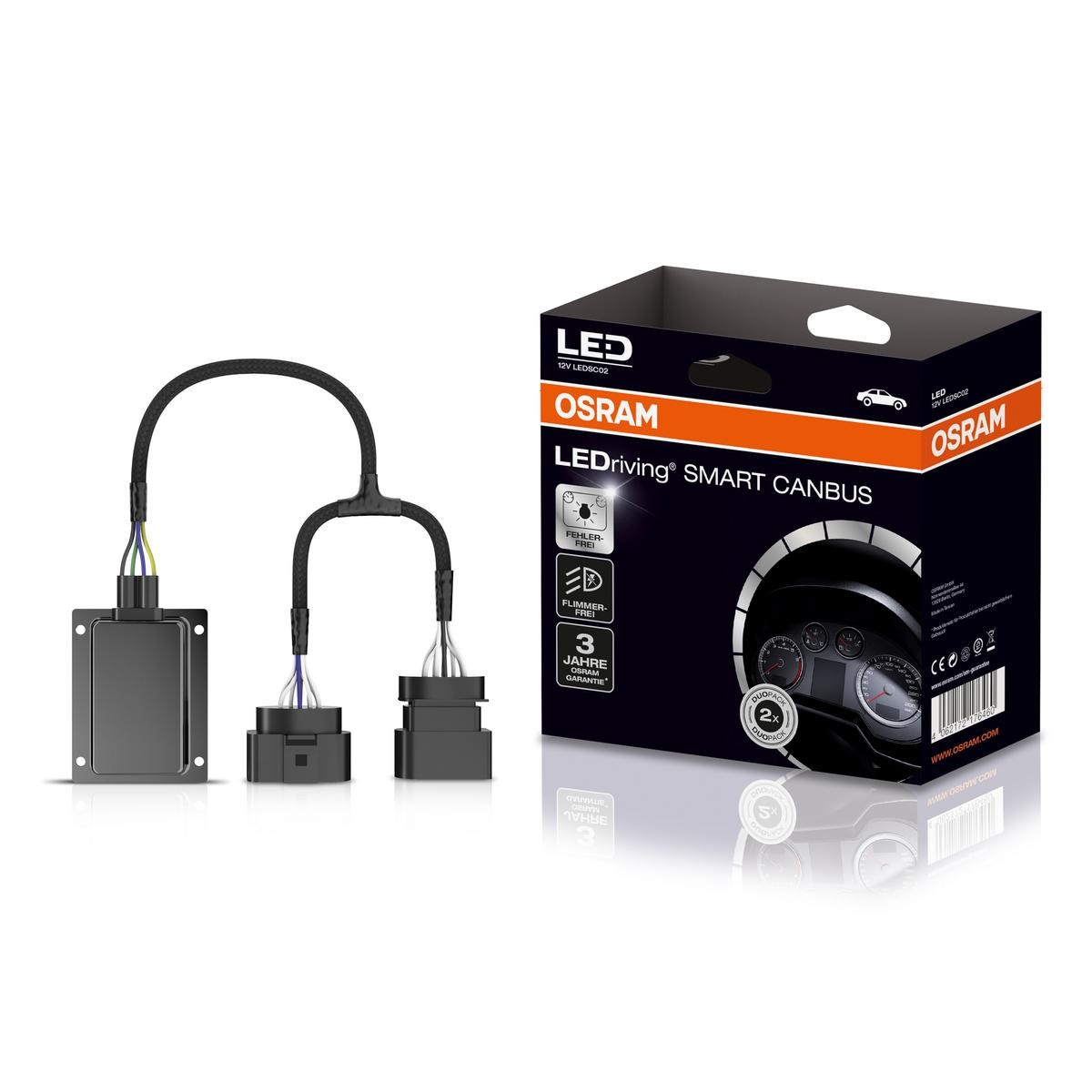 OSRAM Kabelset LEDSC02-1-2HFB OSRAM LEDriving SMART CANBUS LEDSC02-1-2HFB Kabelset