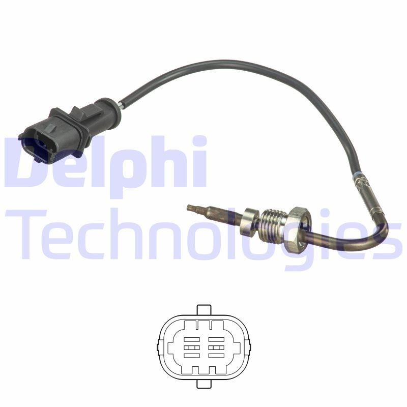 DELPHI Sensor, exhaust gas temperature TS30103 DELPHI TS30103 Splash Hatchback exhaust gas temperature sensor price