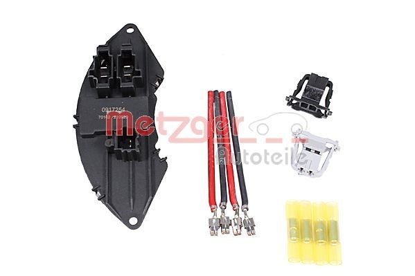 METZGER Régulateur, pulseur d'air habitacle 0917694 Citroën C3 Résistance pulseur d'air habitacle METZGER 0917694