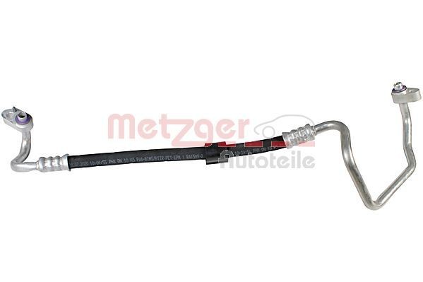 High Pressure Line, air conditioning METZGER 2360122 METZGER 2360122 2010 MERCEDES-BENZ M-Class ac pipe replacement