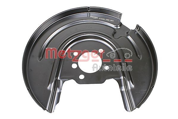 METZGER Lamiera paraspruzzi disco freno 6115469 6115469 costo Protezione disco freno METZGER Volkswagen GOLF