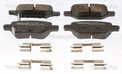 TRISCAN Τακάκια φρένων 8110 24056 8110 24056 Σετ τακάκια CHEVROLET CRUZE TRISCAN