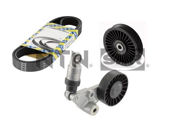 V-Ribbed Belt Set SNR KA853.06 SNR KA853.06 2004 SAAB 9-5 poly v-belt kit replacement