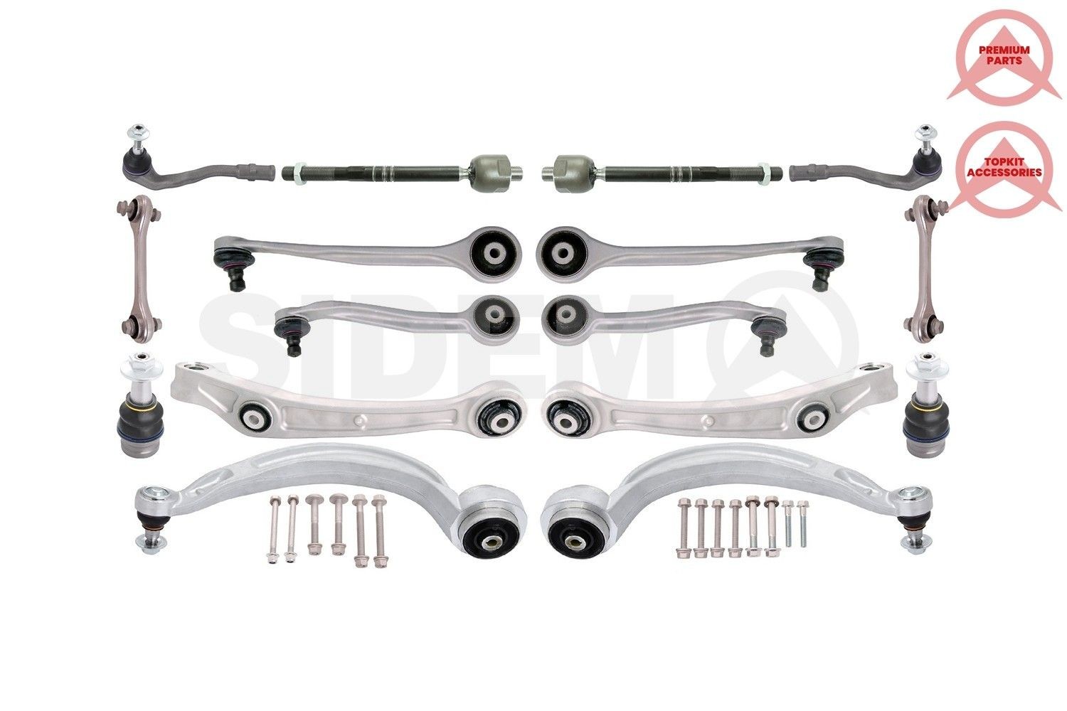 SIDEM Kit riparazione, Braccio trasversale 370070 370070 costo Kit riparazione braccio oscillante SIDEM HYUNDAI i40