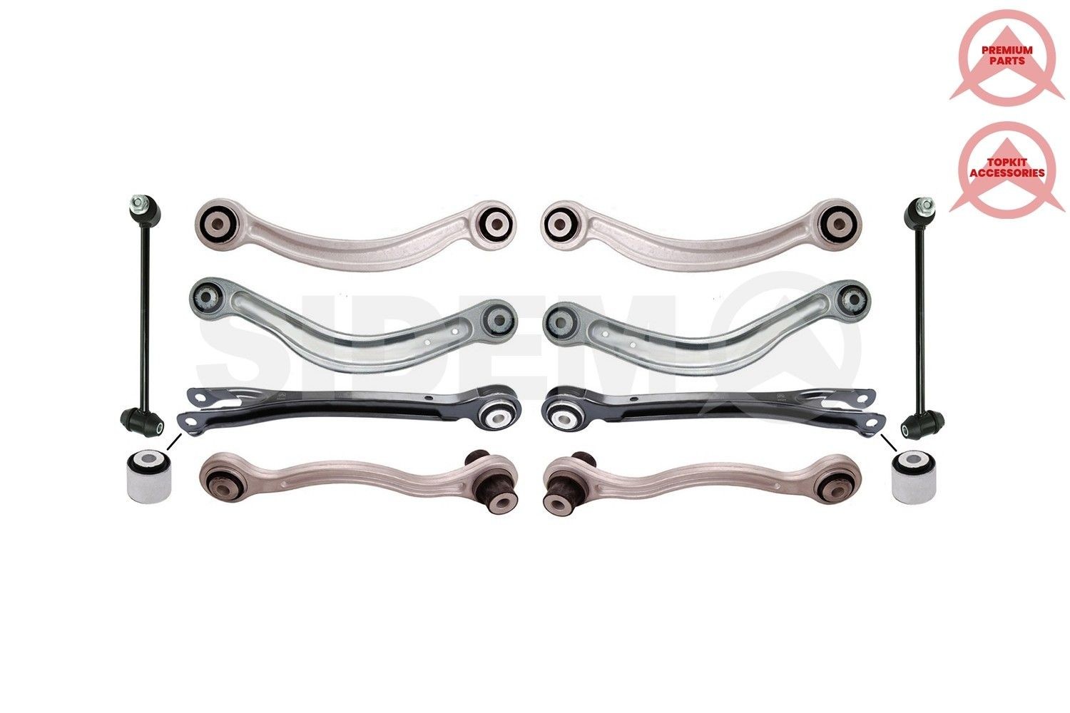 SIDEM Reparationssats för länkarmar 490178 490178 SIDEM styrarmssats hjulupphängning LAND ROVER FREELANDER