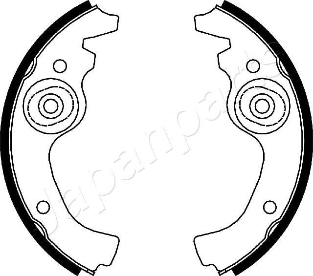 JAPANPARTS Kit ganasce freni GF-0234AF GF-0234AF Ganasce freno FIAT 127 JAPANPARTS costo
