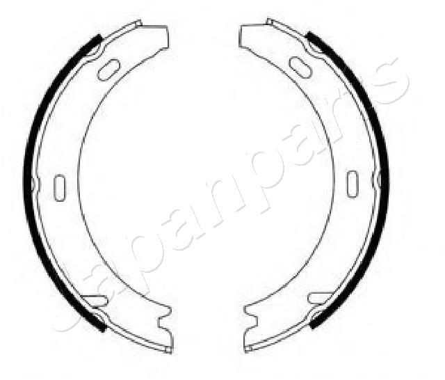 JAPANPARTS Ganasce freno a mano GF-0501AF GF-0501AF Ganasce freno a mano RENAULT 19 JAPANPARTS costo