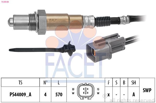 FACET Lambdasonde 10.8548 Sonda lambda FACET RIO 10.8548 goedkoop