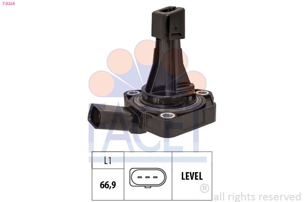 FACET Sensore, Livello olio motore 7.0224 FACET 7.0224 Sensore livello olio motore Volkswagen Arteon Shooting Brake (3H9) originali prezzo