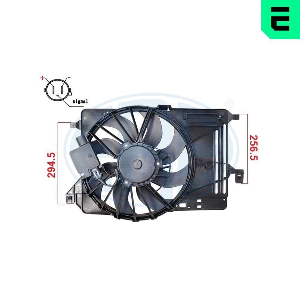 ERA Motoventilateur 352139 352139 Ventilateur de moteur FORD FUSION ERA